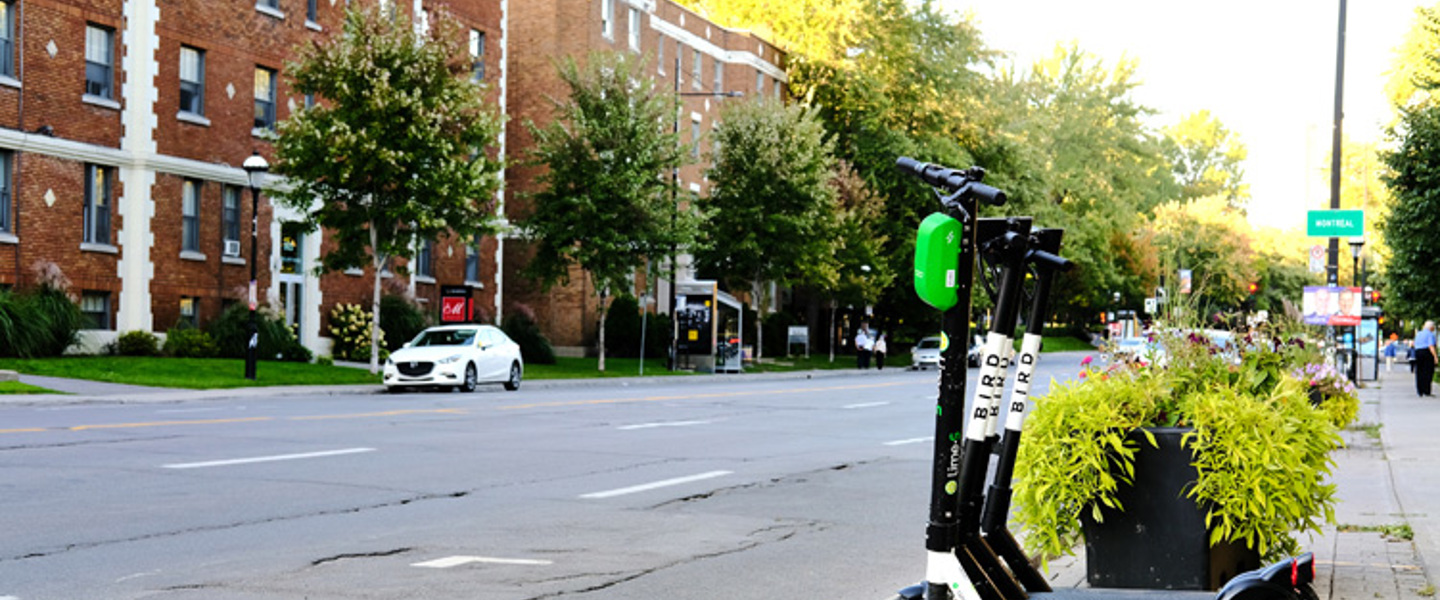 e-scooters and e-bikes